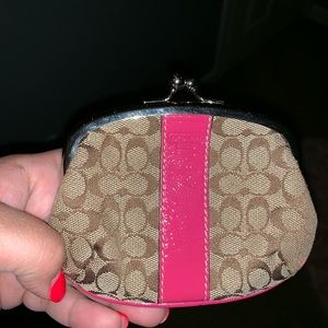 Coach coins mini wallet